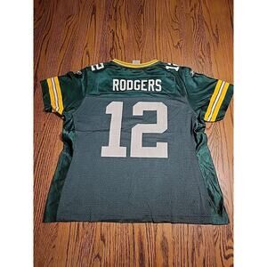 Reebok Aaron Rodgers Green bay Packers NFL Football Jersey Large Womens Ladies